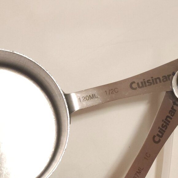 Cuisinart 4-Pieces Stainless Steel Measuring Cup Set - Picture 6 of 7